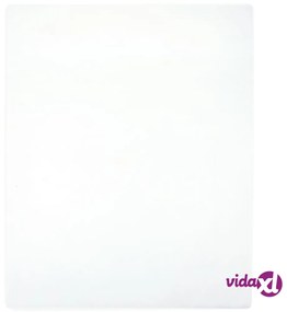 vidaXL Lenzuolo con Angoli Jersey Bianco 100x200 cm Cotone