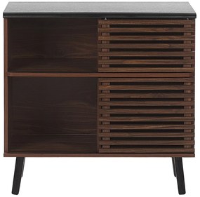 Credenza in colore legno wenge PERTH Beliani