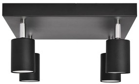 LED Luce Spot a LED TUNE 4xGU10/4,8W/230V nero