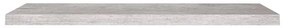 Scaffale a parete grigio cemento 90x23,5x3,8 cm in mdf