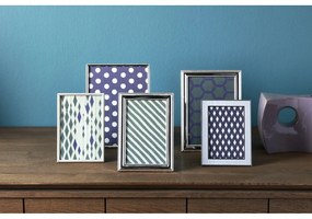 Cornice da appoggio/parete in metallo color argento 26x18 cm Sweet Memory - Zilverstad