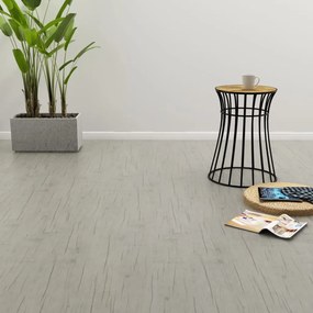 Listoni Per Pavimenti Autoadesivi 4,46m² 3mm Pvc Rovere Slavato /