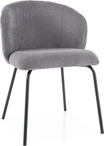 Sedia Kevin Vardo grigio11/nero