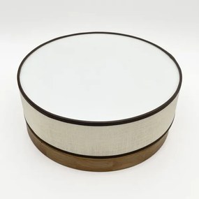 Brilagi - Plafoniera LED da soffitto BELLADONNA LED/20W/230V Ø 30 cm crema/rovere