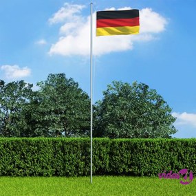 vidaXL Bandiera della Germania 90x150 cm