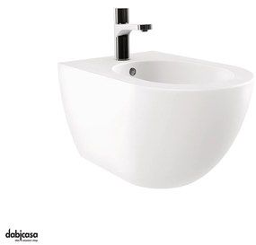 Azzurra Ceramica "Comoda" Bidet Sospeso Bianco Opaco