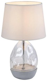 Rabalux 74227 - Lampada da tavolo APOLONIA 1xE27/40W/230V bianco