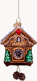 Addobbo di Natale in vetro soffiato Cuckoo Clock