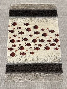 Loribaft Tappeto persiano 60 x 100 Beige (Iran) Annodato A Mano