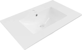 Mexen Atena lavabo incassato nel piano 76 x 46 cm, bianco - 25017500