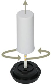 SET 4x lampade solari LED 4xLED/3,6V 1xAAA IP44 100 mAh