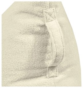 Pouf a sacco per bambini grigio chiaro con rivestimento in bouclé Razzy – SLOWDOWN