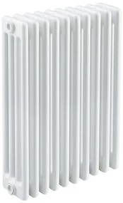 Radiatore acqua calda EQUATION Comby in acciaio 4 colonne, 10 elementi, interasse 685 mm, bianco