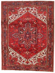 Heriz Tappeto persiano 340x250 Rosso (Iran) Annodato A Mano