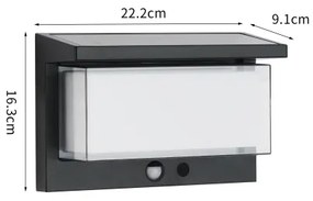 Brilagi - Lampada solare LED con sensore SUN LUME LED/10W/3,7V 4000mAh IP44