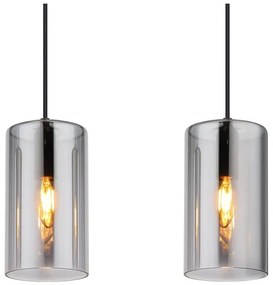 Globo 21002-3H - Lampadario a sospensione con filo OLLY 3xE14/25W/230V nero