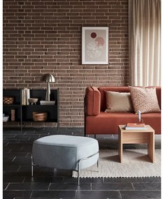 Tavolo pieghevole in legno di quercia Less, 40 x 40 cm - Hübsch