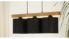 Brilagi - Lampadario a sospensione con filo FOREST 3xE27/15W/230V pino/nero