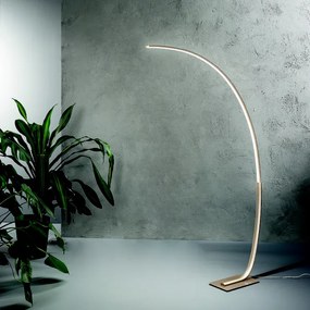 Piantana KEEP a LED con struttura in metallo Oro 97x200 cm