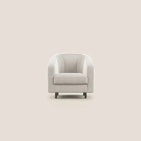 Pandora Poltroncina in morbido tessuto bouclé impermeabile T07 bianco