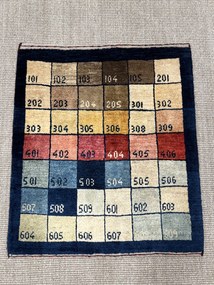 Gabbeh Tappeto 80x70 (Iran) Annodato A Mano