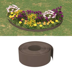 Bordatura Da Giardino Marrone 10 M 20 Cm İn Polietilene /