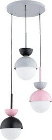Lampadario a cavo IRSA 3xE27/15W/230V multicolore