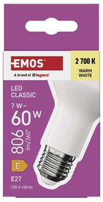 Lampadina LED bianco caldo E27, 7 W - EMOS