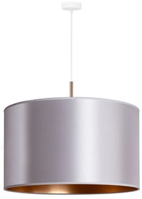 Duolla - Lampadario a sospensione con filo CANNES 1xE27/15W/230V diametro 50 cm argento/rame