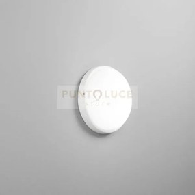 Plafoniera led 18w 3000k ip65 d.195x35mm materiale termoplastica pp...