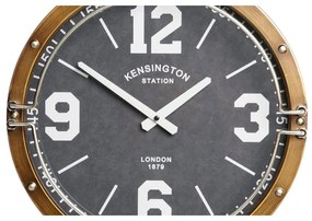 Orologio da Parete DKD Home Decor Cristallo Ferro 2 Unità (40,5 x 10 x 40,5 cm)