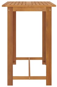 Set bar da giardino 7 pz con cuscini marrone