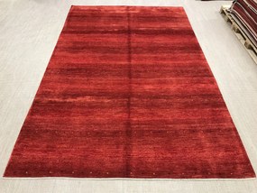 Loribaft Tappeto 250x380 Rosso (Iran) Annodato A Mano