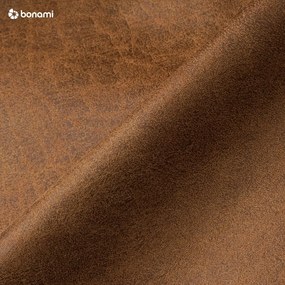 Poltrona in similpelle marrone Rate - Scandic