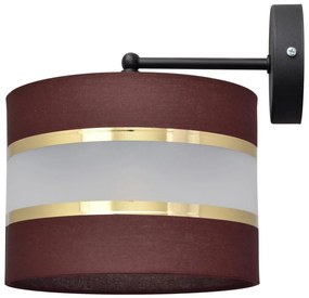 Applique HELEN 1xE27/15W/230V marrone/nero/oro