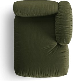 Modulo divano verde (angolo destro) Martina - Micadoni Home