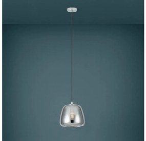 Eglo 39666 - Lampadario a sospensione con filo ALBARINO 1xE27/40W/230V diametro 26 cm fumé