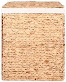 Cesta per il bucato di colore naturale in giacinto d'acqua Passo – House Nordic