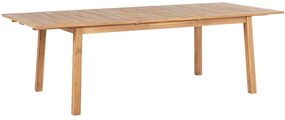 Tavolo da giardino legno chiaro 180/240 x 100 cm CESANA Beliani