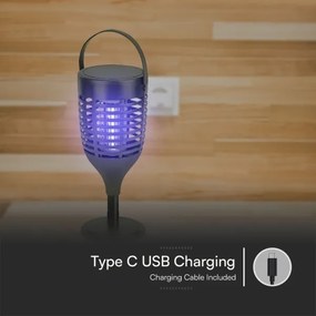 LED Cattura insetti solare LED/1,3W/3,7V IP24 20 mm