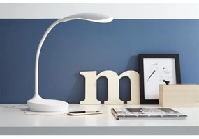 Markslöjd 106093 - Lampada da tavolo LED dimmerabile con USB SWAN LED/4,6W/230V