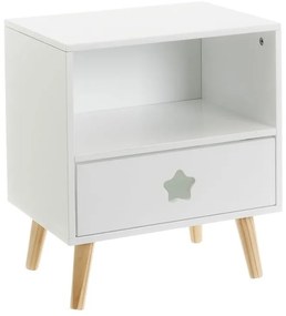 Comodino bianco per bambini - Casa Selección