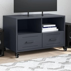 Mobile Tv Antracite 68x39x43,5 Cm İn Acciaio Laminato A Freddo /