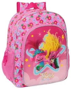 Zaino Scuola Trolls Rosa 32 X 38 X 12 cm