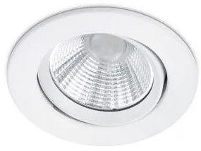 Illuminazione da incasso rotondo orientabile pamir bianco 650510131