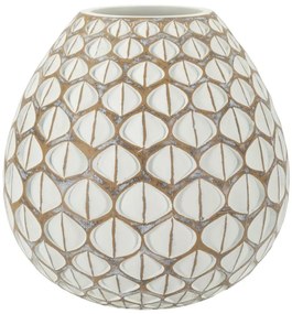 Vaso Resina Tibet Cm Ø 27X27 Elegante Design Moderno