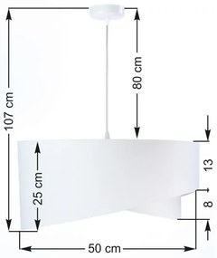 Lampadario su filo GALAXY 1xE27/60W/230V