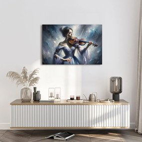 Quadro su tela – Violinista romantica