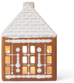 Portacandela in ceramica per lumino Gingerbread Lighthouse – Kähler Design