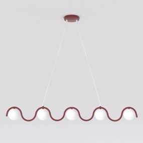 Lampada a Sospensione SINUS 5 5xG9 in Acciaio